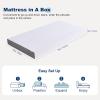 imageAmazon Basics Memory Foam Mattress Medium Firm 10 Inch Twin WhiteGreyTwin