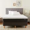 imageAmazon Basics Memory Foam Mattress Medium Firm Cooling Gel Full Size Mattress CertiPURUS Certified Foam 75 x 54 x 10 inches WhiteGrayFull