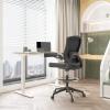 imageAmazon Basics MidBack Mesh Office Drafting Chair Stool with Adjustable Footrest FlipUp Arms BlackFlip up arms