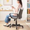 imageAmazon Basics Office Computer Task Desk Chair with Padded Armrests MidBack Adjustable 360 Swivel Rolling 275 Pound Capacity 242quotD x 24quotW x 386quotH BIFMA Certified White Faux LeatherWhite