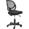 imageAmazon Basics Rolling Desk Chair Adjustable Low Back Padded Seat Breathable Mesh Swivel Black 2125quot D x 225quot W x 38quot HBlack