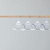 imageAmazon Basics Rubber Coated Plastic Hangers Pack of 50 Gray