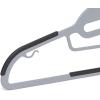 imageAmazon Basics Rubber Coated Plastic Hangers Pack of 50 Gray