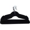 imageAmazon Basics Slim Velvet NonSlip SpaceSaving Suit Clothes Hangers Pack of 100 IvoryBeigeBlack