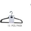 imageAmazon Basics Slim Velvet NonSlip SpaceSaving Suit Clothes Hangers Pack of 100 IvoryBeigeGraySilver