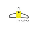 imageAmazon Basics Slim Velvet NonSlip SpaceSaving Suit Clothes Hangers Pack of 100 IvoryBeigeGraySilver
