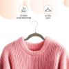imageAmazon Basics Slim Velvet NonSlip SpaceSaving Suit Clothes Hangers Pack of 100 IvoryBeigeGraySilver