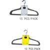 imageAmazon Basics Slim Velvet NonSlip SpaceSaving Suit Clothes Hangers Pack of 100 IvoryBeigeGraySilver