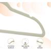 imageAmazon Basics Slim Velvet NonSlip SpaceSaving Suit Clothes Hangers Pack of 100 IvoryBeigeIvoryBeige
