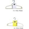 imageAmazon Basics Slim Velvet NonSlip SpaceSaving Suit Clothes Hangers Pack of 100 IvoryBeigeIvoryBeige