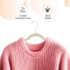 imageAmazon Basics Slim Velvet NonSlip SpaceSaving Suit Clothes Hangers Pack of 100 IvoryBeigeIvoryBeige