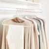 imageAmazon Basics Slim Velvet NonSlip SpaceSaving Suit Clothes Hangers Pack of 100 IvoryBeigeIvoryRose Gold