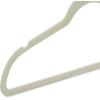 imageAmazon Basics Slim Velvet NonSlip SpaceSaving Suit Clothes Hangers Pack of 100 IvoryBeigeIvorySilver