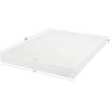 imageAmazon Basics Smart Box Spring Bed Base 5Inch Height Mattress Foundation ToolFree Easy Assembly Queen 79quotL x 595quotW x 5quotH WhiteCalifornia King83L x 71 W