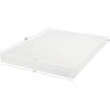 imageAmazon Basics Smart Box Spring Bed Base 5Inch Height Mattress Foundation ToolFree Easy Assembly Queen 79quotL x 595quotW x 5quotH WhiteCalifornia King83L x 71 W