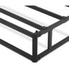 imageAmazon Basics Smart Box Spring Bed Base 5Inch Height Mattress Foundation ToolFree Easy Assembly Queen 79quotL x 595quotW x 5quotH WhiteCalifornia King83L x 71 W