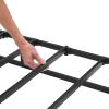 imageAmazon Basics Smart Box Spring Bed Base 5Inch Height Mattress Foundation ToolFree Easy Assembly Queen 79quotL x 595quotW x 5quotH WhiteTwin74L x 38W