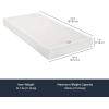 imageAmazon Basics Smart Box Spring Bed Base 5Inch Height Mattress Foundation ToolFree Easy Assembly Queen 79quotL x 595quotW x 5quotH WhiteTwin74L x 38W