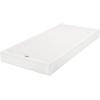 imageAmazon Basics Smart Box Spring Bed Base 5Inch Height Mattress Foundation ToolFree Easy Assembly Queen 79quotL x 595quotW x 5quotH WhiteTwin74L x 38W