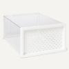 imageAmazon Basics Stackable and Foldable Clear Shoe Storage Organizer Box Large Pack of 12Small