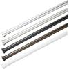 imageAmazon Basics Tension Curtain Rod Adjustable 5490quot Width  White Classic FinialBlack