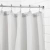 imageAmazon Basics Tension Curtain Rod Adjustable 5490quot Width  White Classic FinialChrome