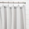 imageAmazon Basics Tension Curtain Rod Adjustable 5490quot Width  White Classic FinialNickel