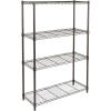 imageAmazon Basics 5Shelf Adjustable Heavy Duty Steel Wire Rack Storage Shelving Organizer for Kitchen Garage 36quot L x 14quot W x 72quot H BlackBlack