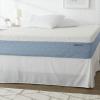 imageAmazon Basics Memory Foam Mattress Medium Firm Cooling Gel Full Size Mattress CertiPURUS Certified Foam 75 x 54 x 10 inches WhiteGrayCalifornia King