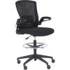 imageAmazon Basics MidBack Mesh Office Drafting Chair Stool with Adjustable Footrest FlipUp Arms BlackFlip up arms