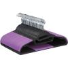 imageAmazon Basics Rubber Coated Plastic Hangers  BlackPurple Pack of 50BlackPurple
