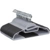imageAmazon Basics Rubber Coated Plastic Hangers Pack of 50 Gray