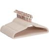 imageAmazon Basics Slim Velvet NonSlip Suit Clothes Hangers Pack of 50 Blush PinkRose GoldBlush PinkRose Gold