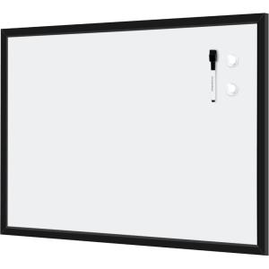 imageAmazon Basics Magnetic WhiteboardDry Erase Board 36 x 48inch Aluminum Frame SilverWhiteBlackWhite