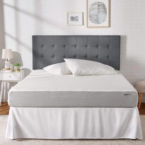 imageAmazon Basics Memory Foam Mattress Medium Firm 10 Inch Twin WhiteGreyKing