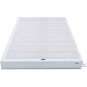 imageAmazon Basics Smart Box Spring Bed Base 5Inch Height Mattress Foundation ToolFree Easy Assembly Queen 79quotL x 595quotW x 5quotH WhiteKing79L x 755W