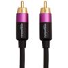 imageAmazon Basics 1 RCA Audio Cable for Subwoofer Amplifiers Active Speakers with GoldPlated Plugs Black 50 feetBlack