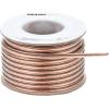 imageAmazon Basics 16Gauge Speaker Wire Cable 50 feet Transparent50 Feet