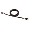 imageAmazon Basics 2 RCA Audio Cable for AmplifierActive Speakers or Subwoofer with GoldPlated Plugs 8 Feet BlackBlack