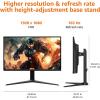 imageAmazon Basics 24 inch Gaming Monitor FHD 1080P 165Hz VESA Compatible Adaptive sync 1ms Response Black165Hz