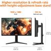 imageAmazon Basics 24 inch Gaming Monitor FHD 1080P 165Hz VESA Compatible Adaptive sync 1ms Response Black165Hz