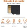 imageAmazon Basics 256GB microSDXC Card with Adapter Read Speed Up to 200MBs 1Pack128GB