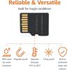 imageAmazon Basics 256GB microSDXC Card with Adapter Read Speed Up to 200MBs 1Pack1TB