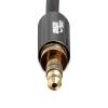imageAmazon Basics 2Pack 35mm Aux Audio Cable for Stereo Speaker or Subwoofer with GoldPlated Plugs 4 Foot BlackBlack