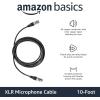 imageAmazon Basics 2Pack XLR Microphone Cable for Speaker or PA System All Copper Conductors 6MM PVC Jacket 10 Foot Black10 Feet