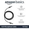 imageAmazon Basics 2Pack XLR Microphone Cable for Speaker or PA System All Copper Conductors 6MM PVC Jacket 10 Foot Black10 Feet