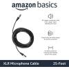 imageAmazon Basics 2Pack XLR Microphone Cable for Speaker or PA System All Copper Conductors 6MM PVC Jacket 10 Foot Black25 Feet