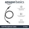 imageAmazon Basics 2Pack XLR Microphone Cable for Speaker or PA System All Copper Conductors 6MM PVC Jacket 10 Foot Black3 Feet