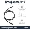 imageAmazon Basics 2Pack XLR Microphone Cable for Speaker or PA System All Copper Conductors 6MM PVC Jacket 10 Foot Black6 Feet
