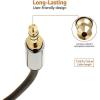 imageAmazon Basics 35mm Aux Jack Audio Extension Cable Male to Female Adapter for Headphone or Smartphone 6 Foot Black12 Feet